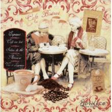 Serwetka do decoupage firmy R2S bistro 25x25cm